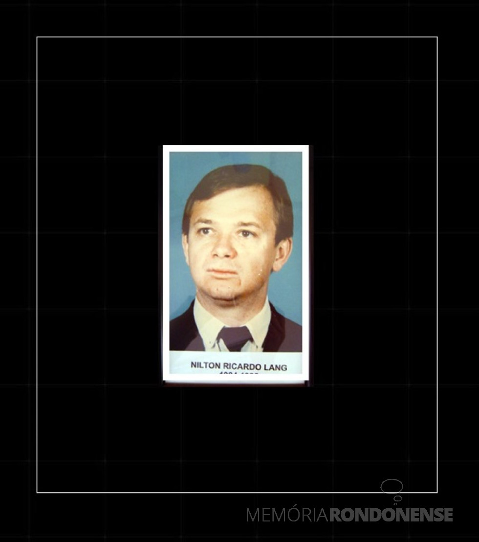 || Empresário Nilton Ricardo Lang, eleito presidente da Acimacar, em agosto de 1994.
Imagem: Acervo da entidade classista - FOTO 8 -