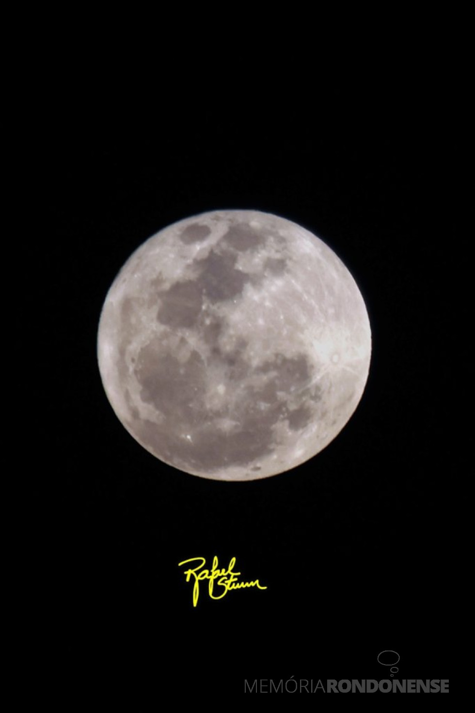 || Superlua instantes após surgir no céu de Marechal Cândido Rondon, em 19 de agosto de 2024, fotografado pelo rondonense Rafael Miguel Sturm - FOTO 29 -