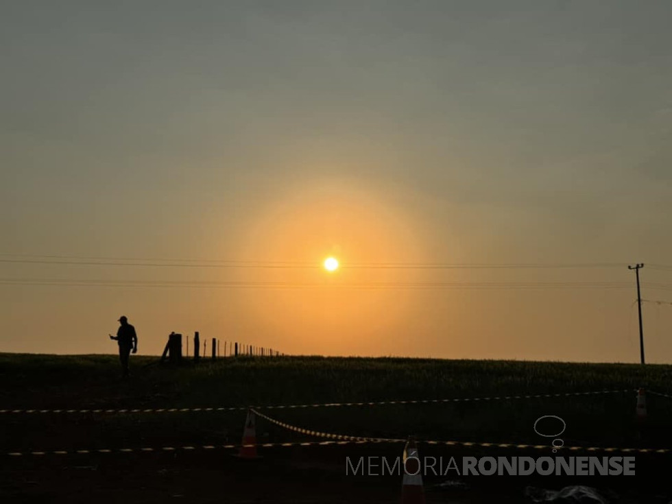 || Final de tarde na região da cidade de Cascavel (PR), em 19 de agosto de 2024.
Imagem: Acervo e crédito de Aílton Santos / Tarobá Cascavel / Facebook - FOTO 28 -