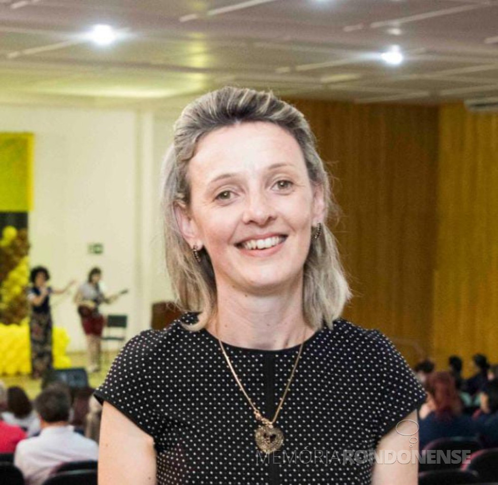 || Nissandra Karsten, candidata à vereadora em Palotina, que obteve a maior votação da história da cidade, em outubro de 2024.
Imagem: Acervo Folha de Palotina - FOTO 31 -