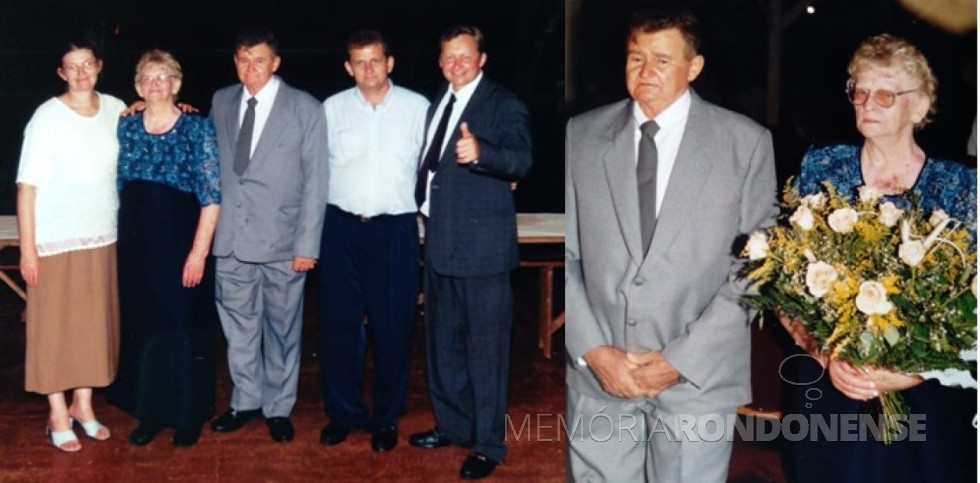 || Pioneiro rondonense Curt Ringenberg com a esposa Hedwig e filhos, ele falecido em setembro de 2008.
Imagem: Acervo da família Ringenberg - FOTO 14 -
