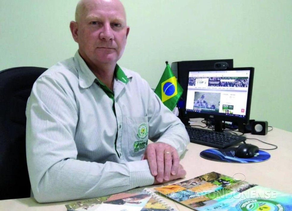 || Agricultor Edio Chapla, reeleito presidente do Sindiato Rural Patronal de Marechal Cândido Rondon, em janeiro de 2025.
Imagem: Acervo AgroMarechal - FOTO 30 -