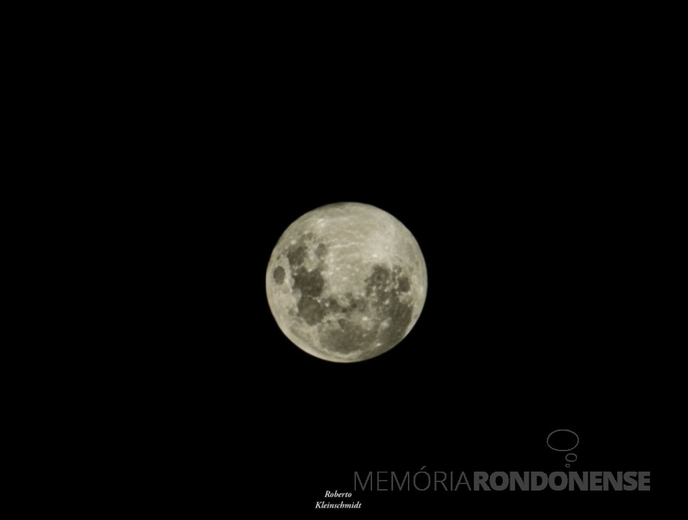 || Lua Cheia em 13 de janeiro de 2025, fotografada pelo fotógrafo amador rondonense Roberto Kleinschmidt / Facebook - FOTO 19 -