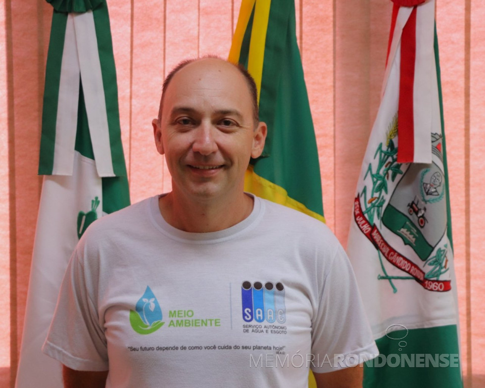 || Fabio Alexandre Regelmeier que assumui a diretoria executiva do SAAE, em final de fevereiro de 2025.
Imagem: Acervo Imprensa PM-MCR - FOTO 27 -