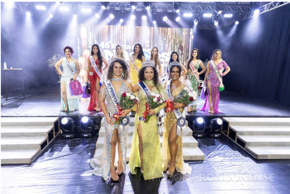 || Soberanas da 46ª Festa das Nações de Guaíra, eleitas em final de fevereiro de 2025.
Imagem: Acervo Divulgação - FOTO 21
-