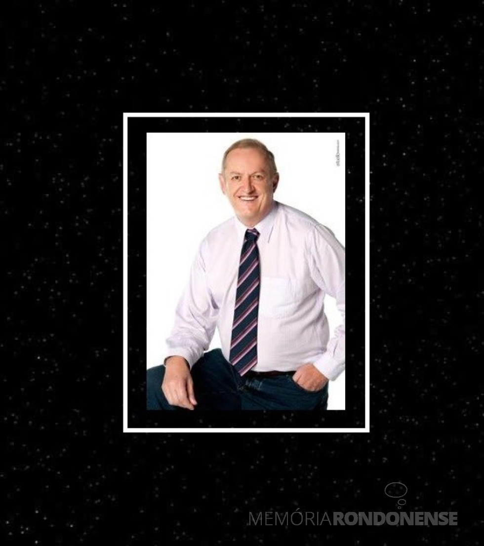 || Contabilista rondonense Ademir Oscar Dreher, empossado delegado do SESCAP -PR, em março de 2015.
Imagem: Acervo pessoal - FOTO 10 -