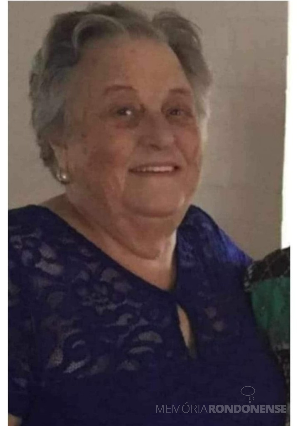 ||  Rondonense Jaduviga Vieira, falecida em abril de 2017.
Imagem: Acervo Ana Valesca Vieira de Coelho - FOTO 16 -