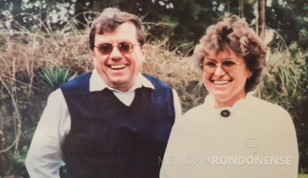 || Mathias Leh e esposa Elizabeth Mayer, ele falecido em junho de 1994.
Imagem: Acervo da Família / RSN - FOTO 6 -