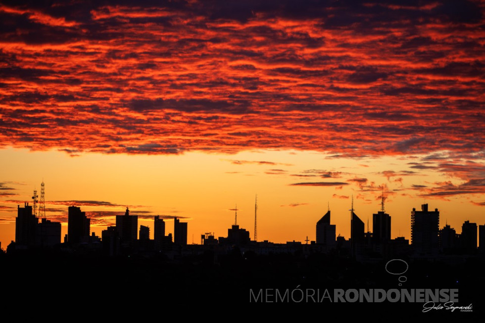 || Mais um instantâneo final do dia na cidade de Cascavel (PR), em 06 de abril de 2025.
Imagem: Acervo e crédito do cascavelense Julio Szymasnki - FOTO 33 -