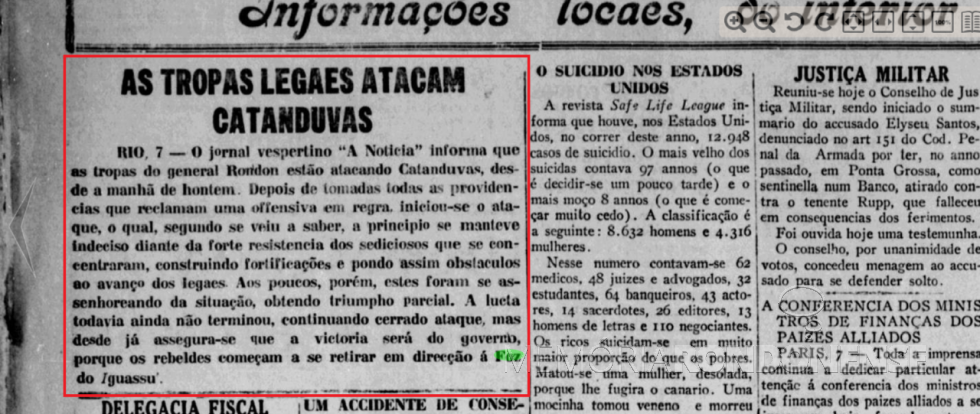 || Recorte do jornal