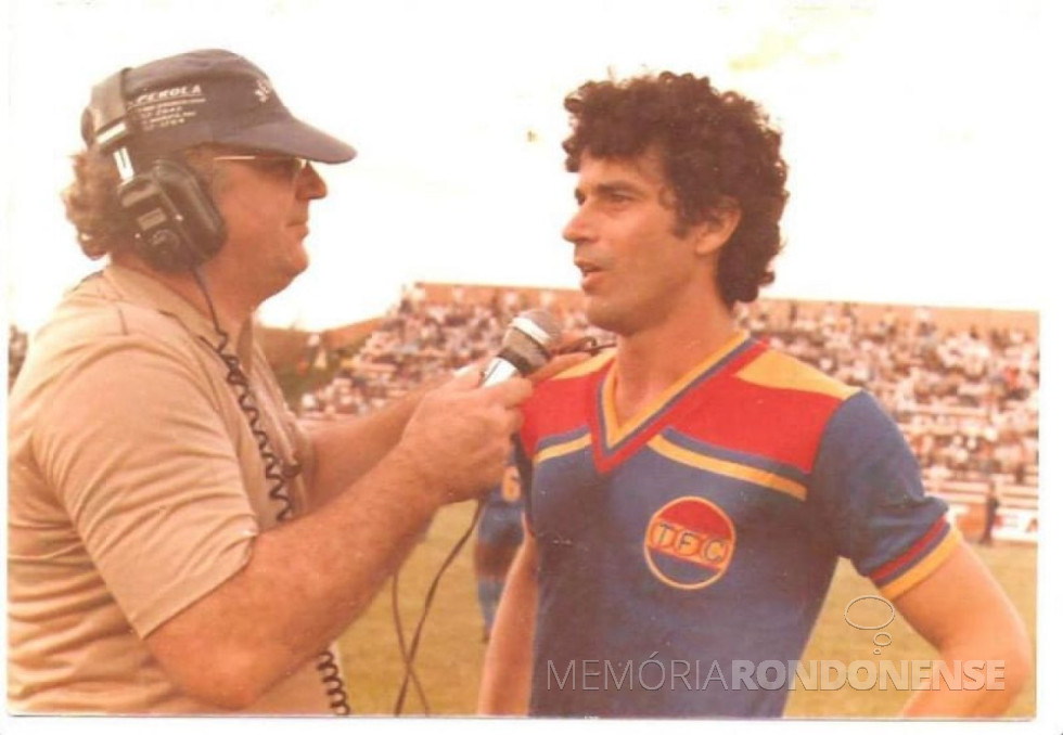 || Ivo Campagnolo no auge de sua carreira no futebol toledano, ele falecido em julho de 2020.
Imagem: Acervo Lance a Lance - FOTO 13 -