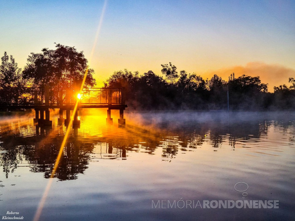 || Nascer do sol junto ao Parque de Lazer de Nova Santa Rosa (PR), em 12 de maio de 2025.
Imagem: Acervo O Presente - crédito de Roberto Kleinschmidt - FOTO 20 -