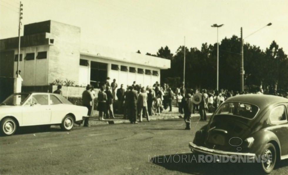 || Inauguração da agência dos Correios na cidade de Toledo (PR), em começo de setembro de 1974.
Imagem: Acervo Museu Histórico Willy Barth - FOTO 6 -