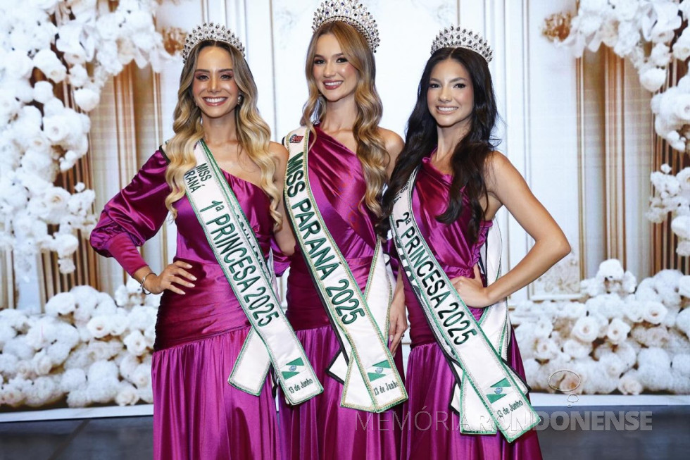 || Soberanas do Miss Paraná 2025.
Imagem: Acervo da BMW Eventos - FOTO 27 -