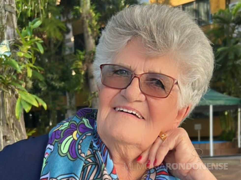 || Pioneira iguaçuense Philomena Maria Morrelo Raffagnis, falecida em junho de 2025.
Imagem: Acervo de Portal.Foz do Iguaçu - FOTO 25 -