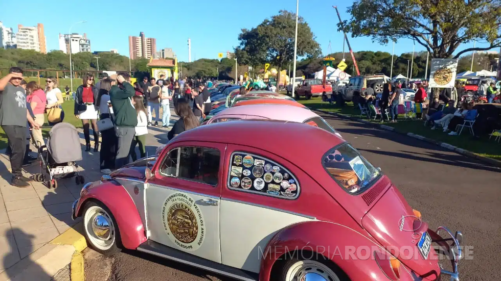 || Fusca (uma antiguidade) em exposição no 4° Encontro de Veículos Antigos em Toledo, junho de 2025.
Imagem: Acervo Gazeta de Toledo - FOTO 33 -