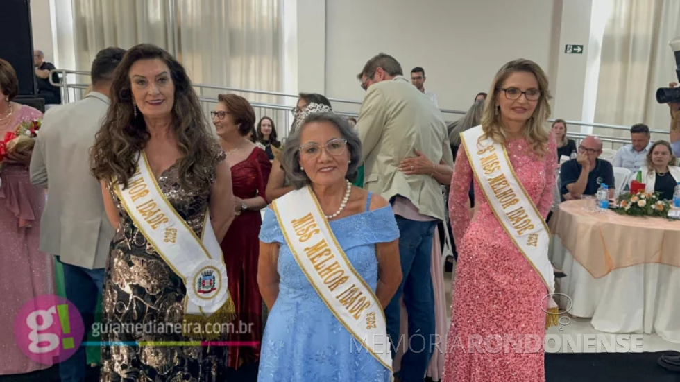 || Soberanas da Melhor Idade 2025 da cidade de Medianeira(PR), eleitas em julho de 2025.
Imagem: Acervo Guia Medianeira - FOTO 24 -
