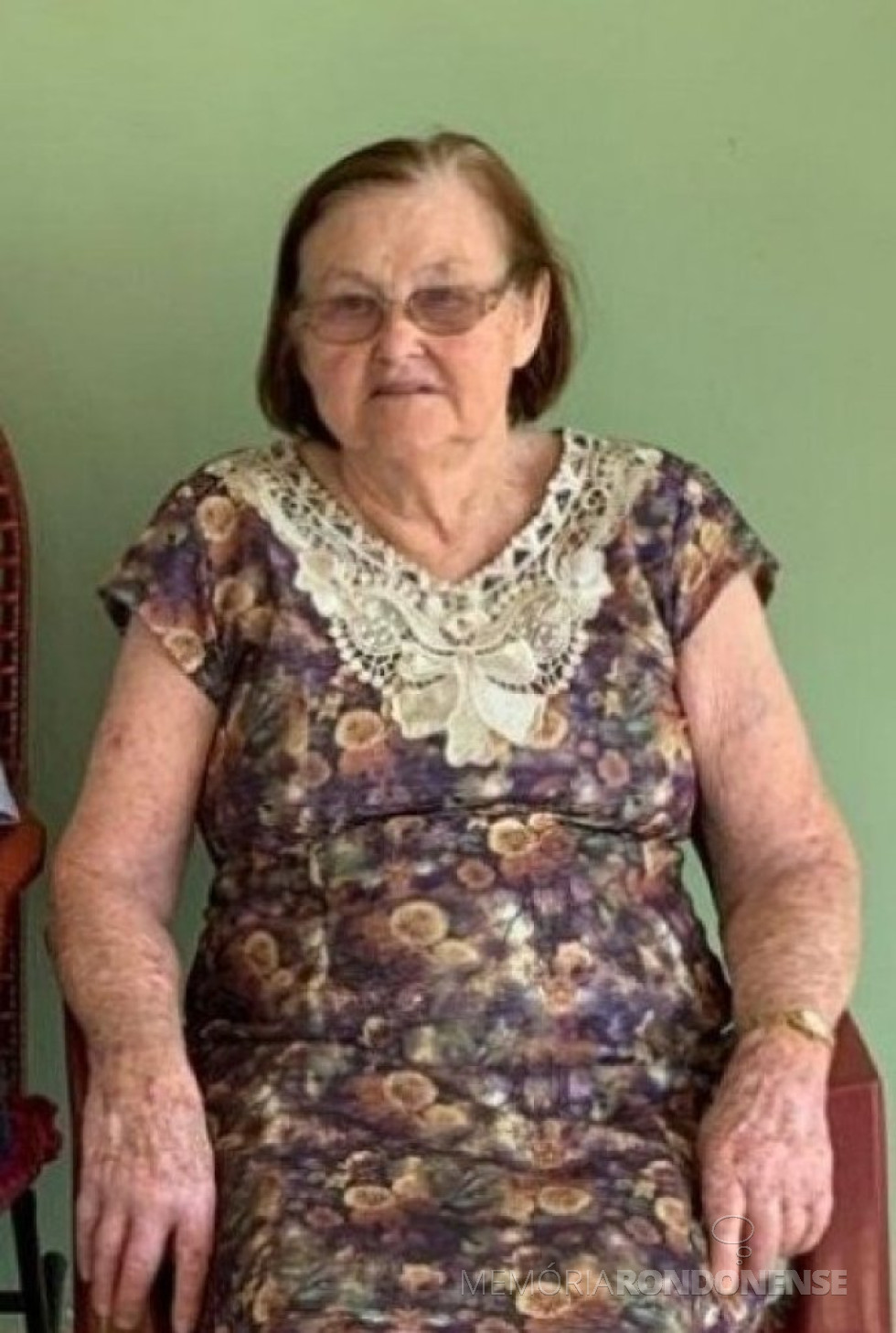 || Pioneira rondonense Irma Vorpagel, falecida em julho de 2025.
Imagem: Acervo Projeto Memória Rondonense - FOTO 25 -