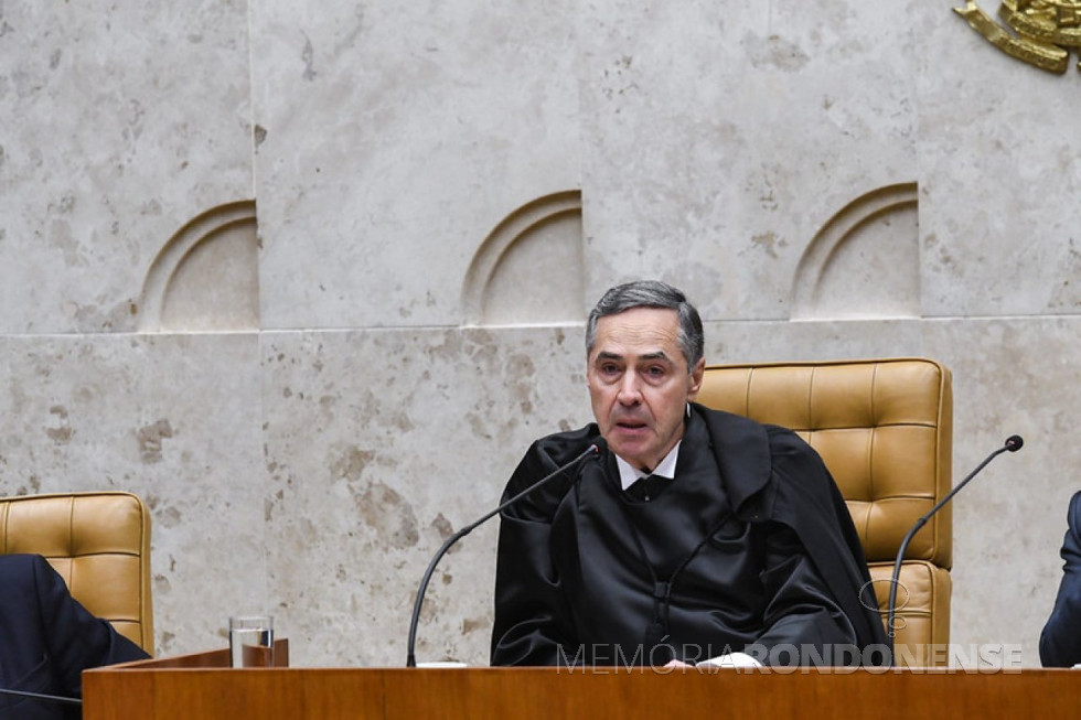 || Ministro Luís Roberto Barroso que tomou posse como presidente do Supremo Tribunal Federal (STF), em setembro de 2023.
Imagem: Acervo STF - crédito de Carlos Moura/SCO/STF. -- FOTO 23 -