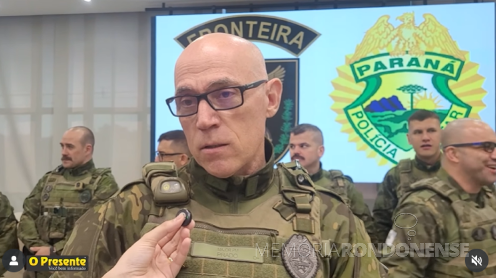 || Major QOPM Edison Martins do Prado que assumiu o comando do BPFron, em agosto de 2015.
Imagem: Acervo O Presente - FOTO 30 -
