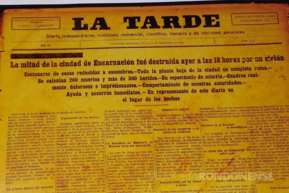 || Recorte do periódico