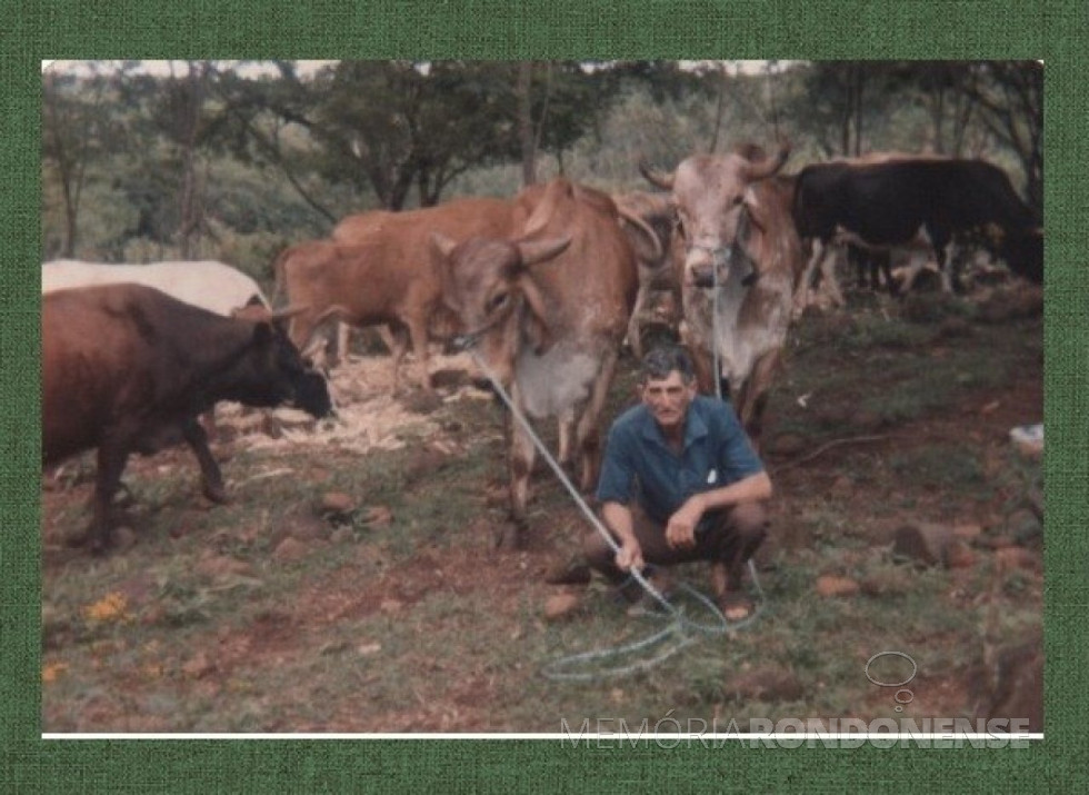 || Pioneiro rondonense Enaldo Azilio Tonezerm falecido em julho de 2009.
Imagem: Acervo da família - FOTO 12 -