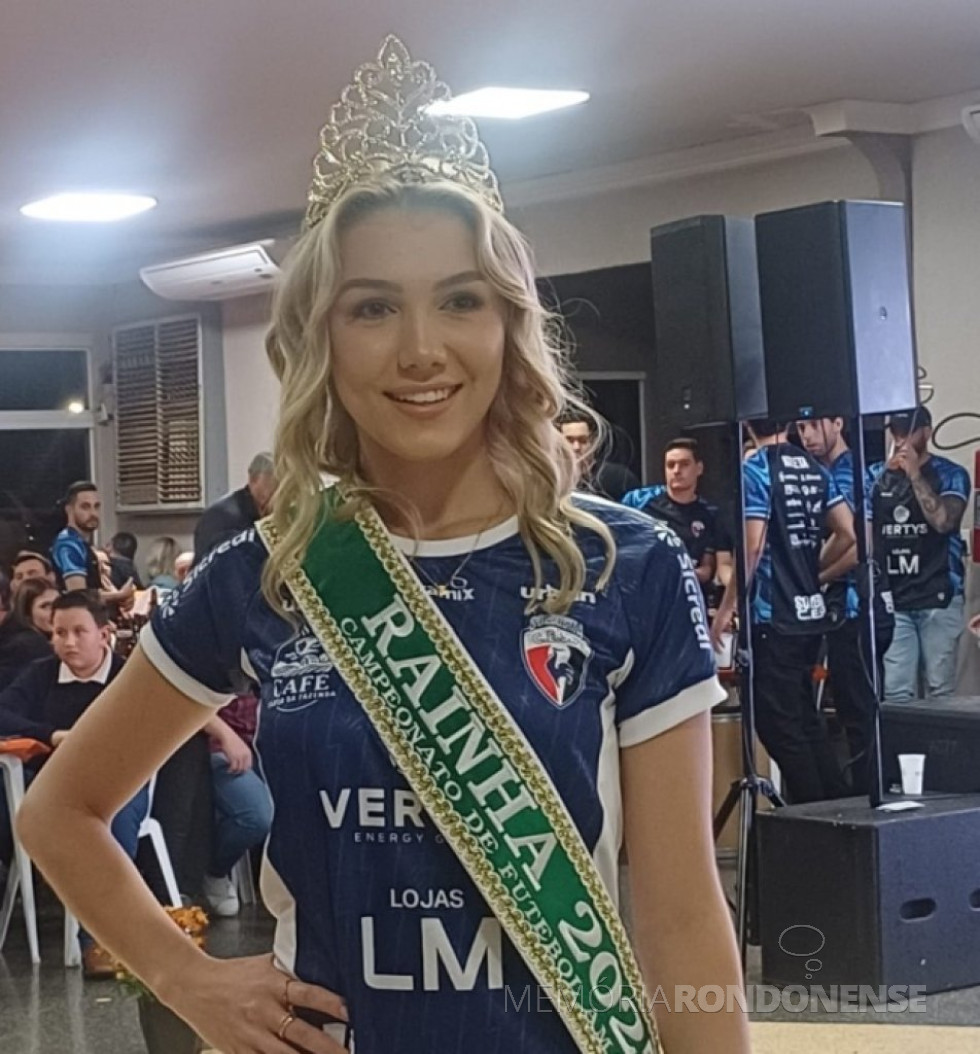 || Milena Eduarda Kotz, eleita rainha do Futebol Amador de Toledo 2025, em junho de 2025.
Imagem: Acervo Toledo News - FOTO 23 -