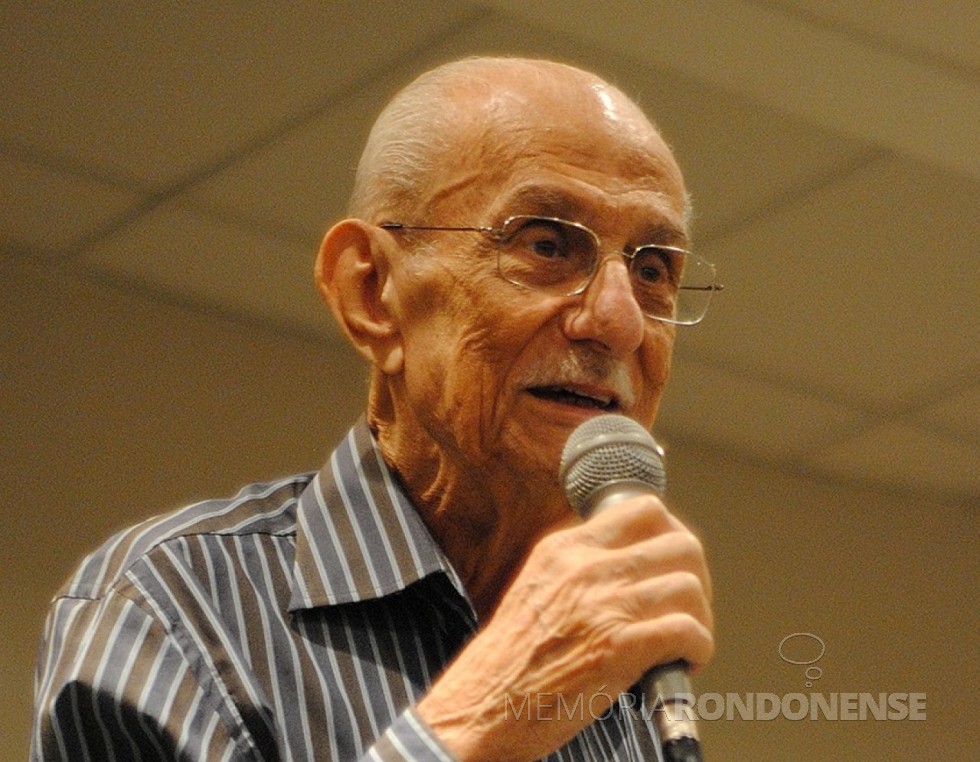 || Professor Wilson Choeri, fundador do projeto Rondon.
Choeri faleceu no dia 13 de agosto de 2013, na cidade do Rio de Janeiro.
Imagem: Acervo feuc.com - FOTO 2 - 