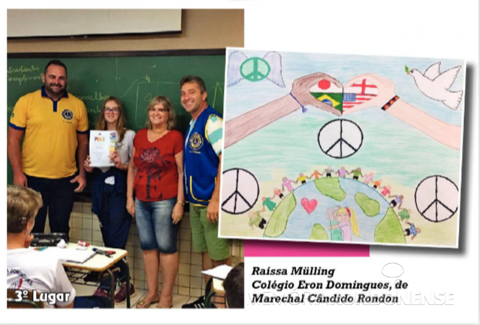 || Premiação da 3ª colocada no concurso do