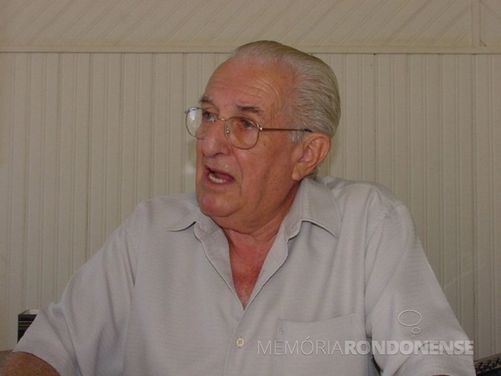|| 2º prefeito de Toledo, Egon Pudell, tempo que Marechal Cândido Rondon, era distrito daquele município.
Imagem: Acervo Memória Rondonense - FOTO 9 -