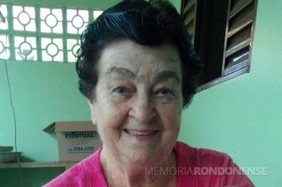 || Pioneira rondonense Norma Koch Grieleitow, falecida em setembro de 2017.
Imagem: Acervo Ane Caroline Grieleitow - FOTO 19 -