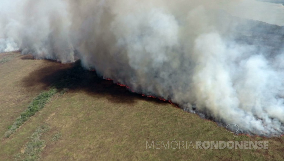 || Incêndio no Parque Nacional da Ilha Grande, em agosto de 2019.
Imagem: Acervo ICMbio - FOTO 21 -