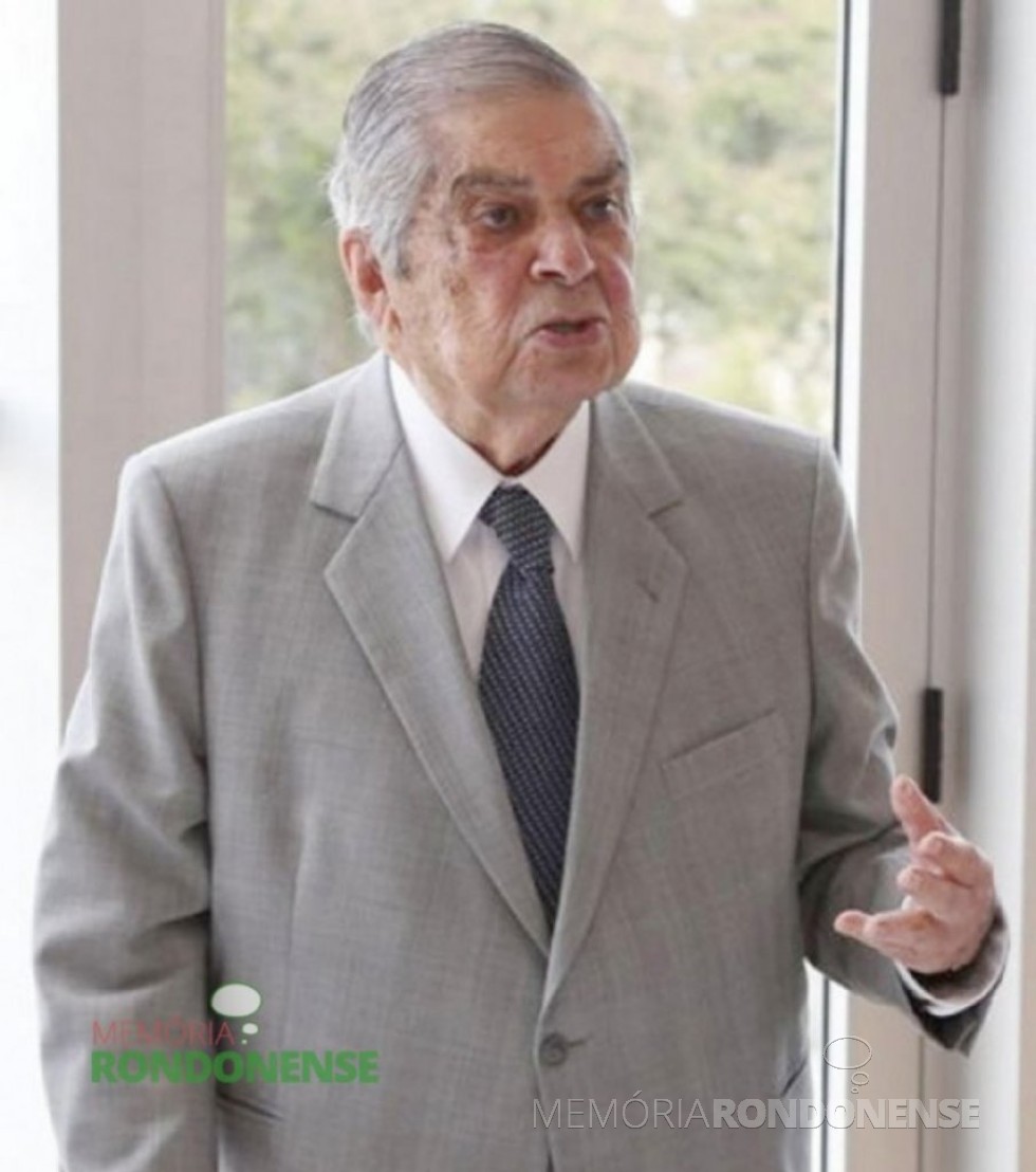 || O ex-vice-governador e governador do Paraná (1975-1979), Jayme Canet Júnior. Imagem: Acervo Aroldo Murá Haygert - FOTO 2 - 