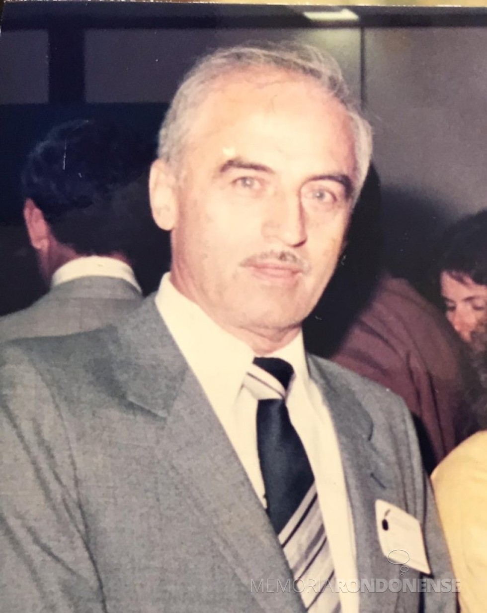 || Cartorário rondonense Ely Antonio Nardello, falecido em final de janeiro de 1990. 
Imagem: Acervo Silvana Nardello Nasighil. - FOTO 8 - 