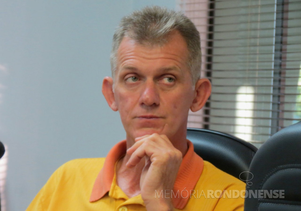 || Vereador rondonense Adelar Neumann .
Imagem: Acervo O Presente - FOTO 10 -