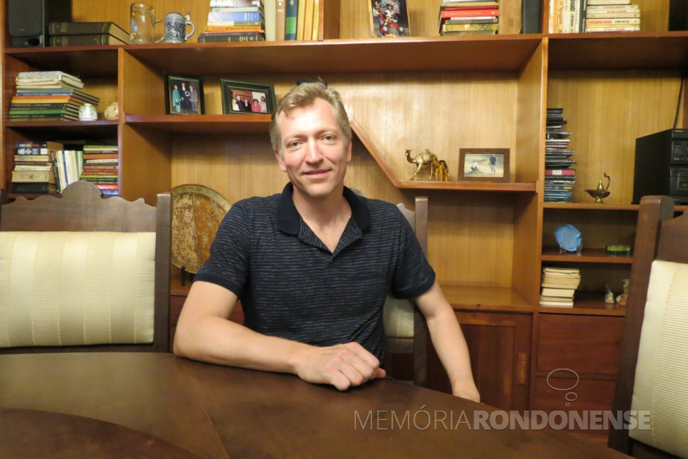 || Piloto rondonense Christian Netzel, entrevistado do jornal O Presente, de janeiro de 2018.
Imagem: Acervo O Presente - Crédito: Joni Lang - FOTO 9 -