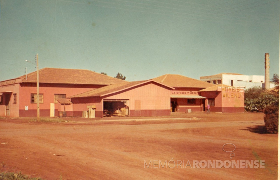 || Instalações iniciais da exiinta Móveis Wileno. 
Imagem: Acervo Brunilda (Priesnitz) Thessing - FOTO 4 -