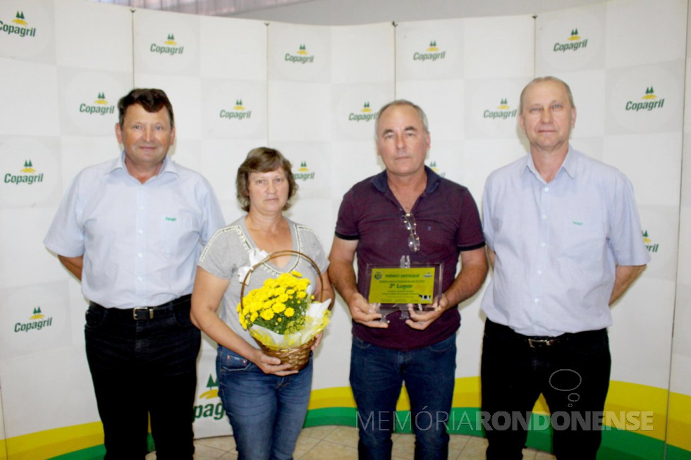 || 3° lugar: Vilmar Fülber,  no Resultado Maior Quantidade de Leite. 
Imagem: Acervo Imprensa Copagril - Crédito Carina Ribeiro - FOTO 41 -