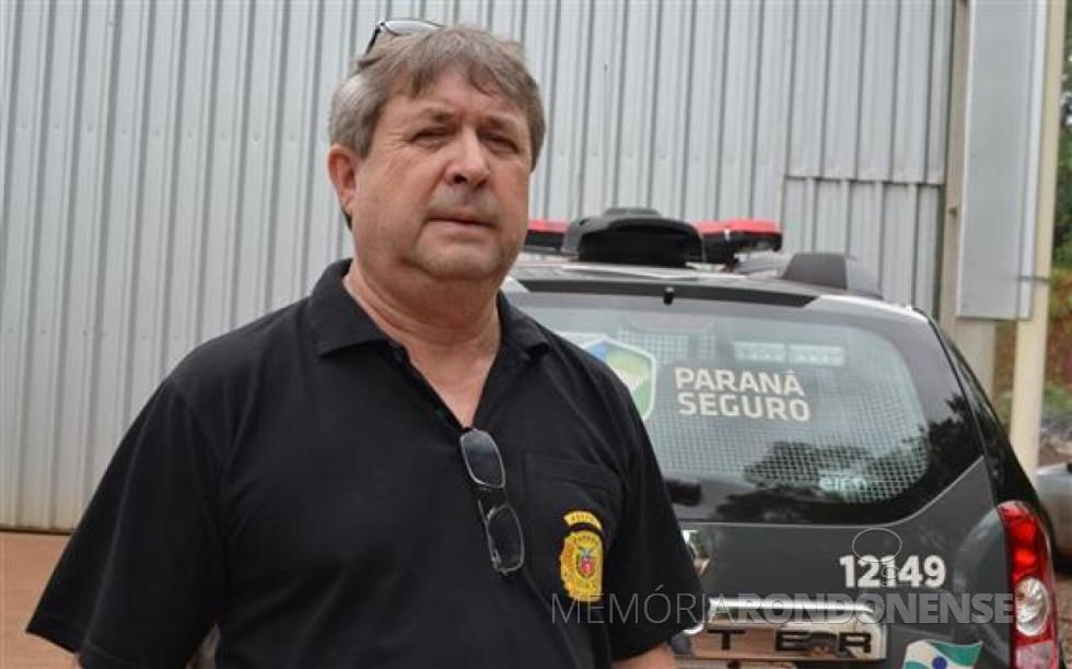 || Delegado de Polícia Deoclécio Detros que assumiu a Delegacia de Polícia de Marechal Cândido Rondon e permaneceu no cargo até 28 de abril de 2015.
Imagem: Acervo O Presente. 
Crédito: Luiz Fernando Cerni - FOTO 14 -