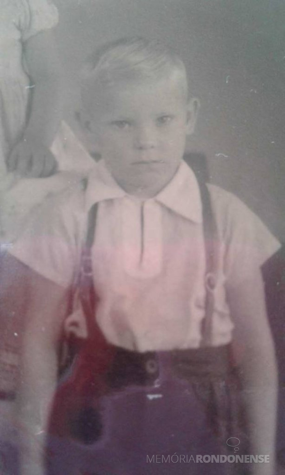 || Menino Dario Paulo Schacht, falecido em janeiro de 1962.
Imagem: Acervo Clarice Beatriz Schacht Fietz - FOTO 1 -