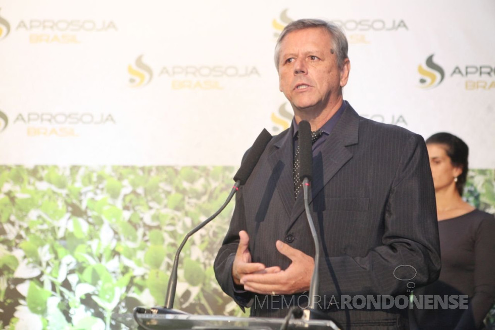 || Ruralista goiano Bartolomeu Braz Pereira eleito para a presidência da Aprosoja Brasil biênio 2018/2020.
Imagem: Acervo Aprosoja BR - FOTO 18 -