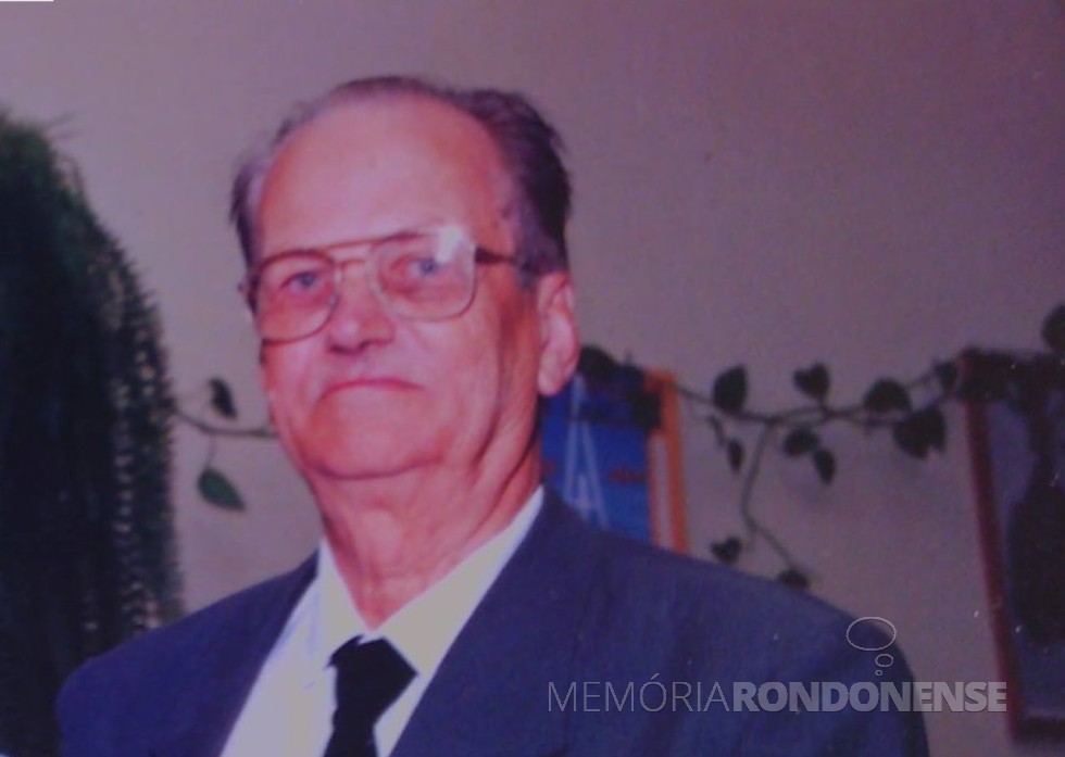 || Pioneiro rondonense Alfredo Krause, falecido em julho de 2005. 
Imagem: Acervo Clecio Krause - Naranjal - Paraguai 