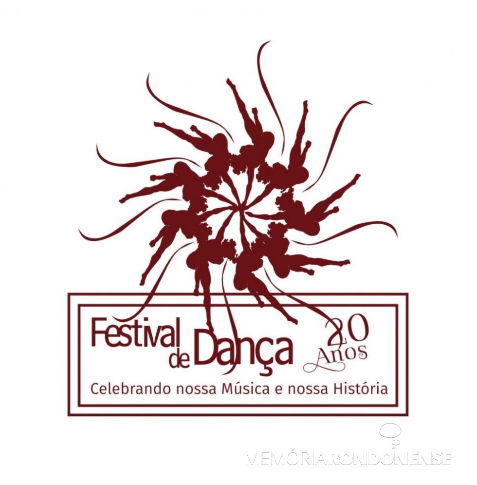 || Logomarca do 20º Festival de Dança, do Colégio Luterano Rui Barbosa, que aconteceu no começo de maio de 2018. 
Imagem: Acervo do Colégio - FOTO 23 - 