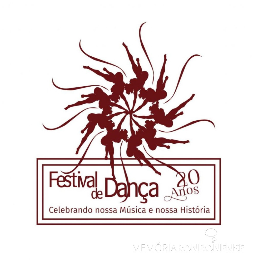 || Logomarca do 20º Festival de Dança, do Colégio Luterano Rui Barbosa, que aconteceu no começo de maio de 2018.
Imagem: Acervo do Colégio - FOTO 25 -