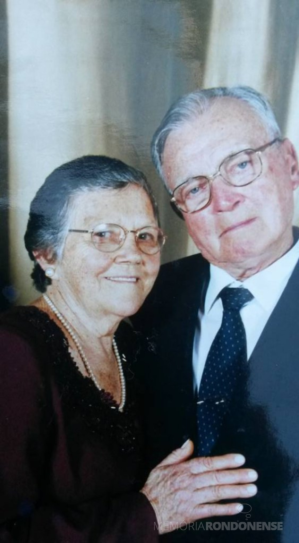 || Casal pioneiro rondonense Lucena e Almo Schroeder que comemorou