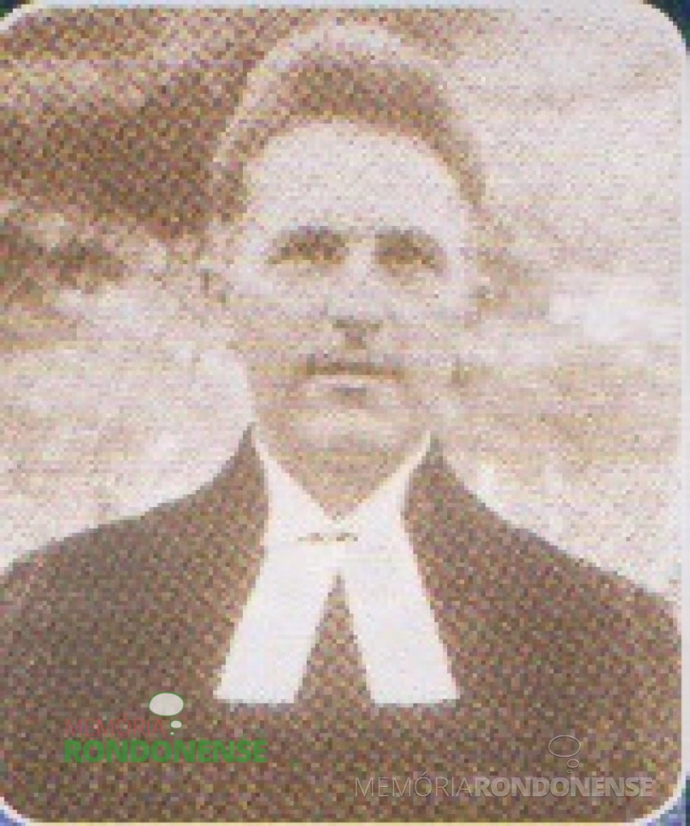 || Präses Dr. Friedrich Wüstner, era natural da Alemanha, que esteve em Marechal Cândido Rondon em outubro de 1954.  
Imagem: Acervo IECLB-história - FOTO 6 - 