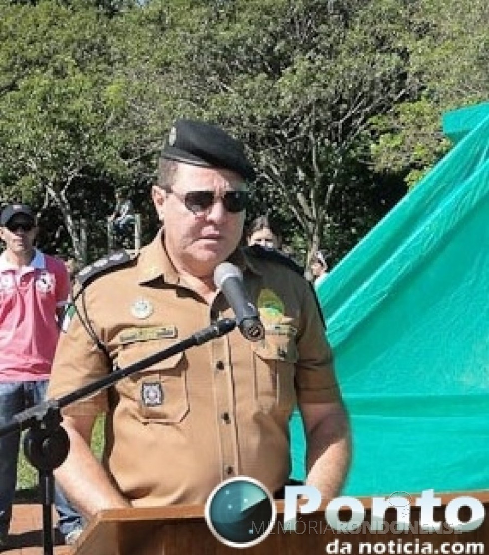 || Tenente-coronel  Cesar Leroy Cooper que assmuniu o comando do Batalhão de Polícia de Fronteira, em abril de 2016.
Imagem: Acervo Ponto de Notícia - FOTO 10 -