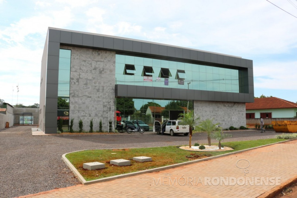 || Nova sede da Associação Comercial e Empresarial de Palotina (ACIPA), inaugurada em maio de 2017.
Imagem: Acervo ACIPA - FOTO 23 -