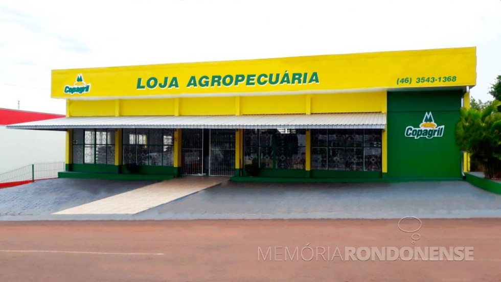 || Fachada da loja agropecuária da Copagril na cidade de Realeza, no Sudoeste do Paraná, inaugurada em 30 de outubro de 2018. 
Imagem: Acervo Comunicação Copagril - FOTO 19  - 