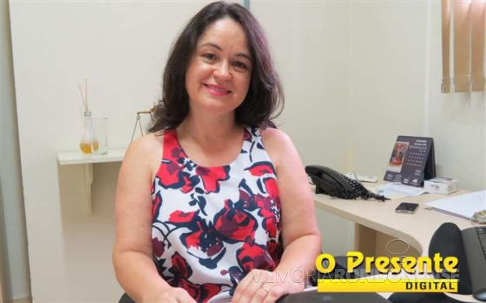 || Juíza de Direito Berenice Ferreira Silveira Nassar que assumiu o Juizado Especial Cívil, Criminal e da Fazenda Pública do Fórum de Marechal Cândido Rondon, em março de 2017. 
Imagem: Acervo O Presente Digital - FOTO 14 -